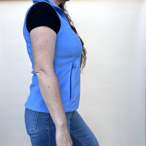 Women's Columbia Sawyer Rapids 2.0 Blue Fleece Vest Size S - Picture 4 of 7